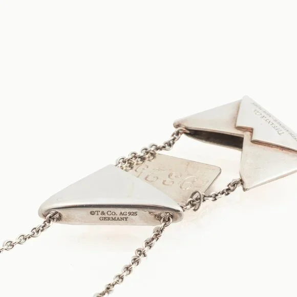 Tiffany & Co. Sweet Nothings Sterling Silver Envelope Pendant Necklace - Picture 4 of 5